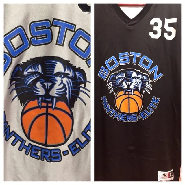 Boston Panthers Elite basketball home/away reversible jerseys.  #BeantownAthletics #Dorchester #Boston