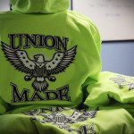 union screen printer: screenprinted hoodies
