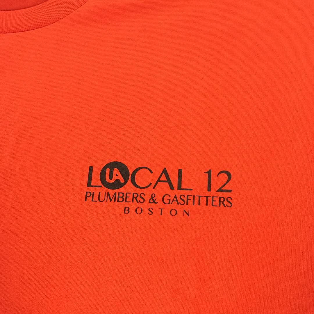 Getting some T-shirts done for Local 12 Plumbers & Gasfitters! #Boston ...